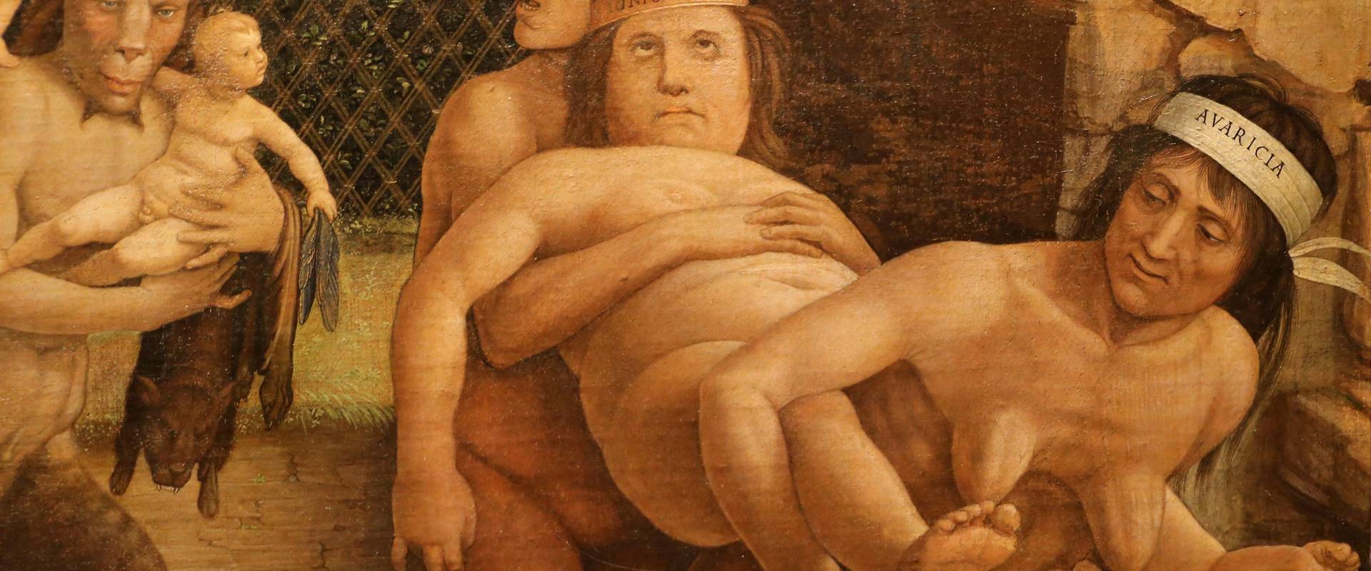 Andrea mantegna, minerva scaccia i vizi dal giardino delle virtù, 1497-1502 ca. (louvre) 37 foto di Sailko